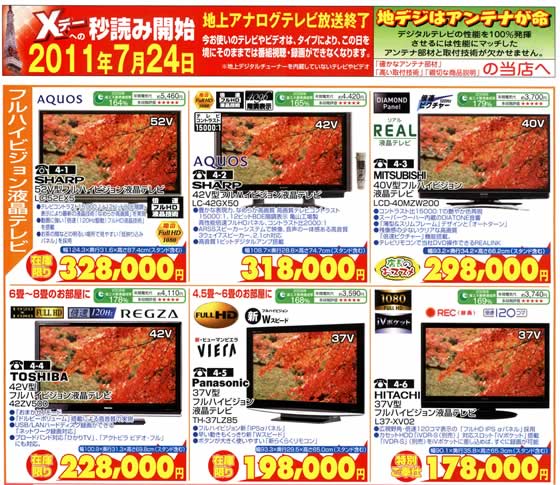 アトム電器チェーン特選カタログテレビ特集3