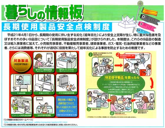 アトム電器チェーン特選カタログ暮らしの情報板