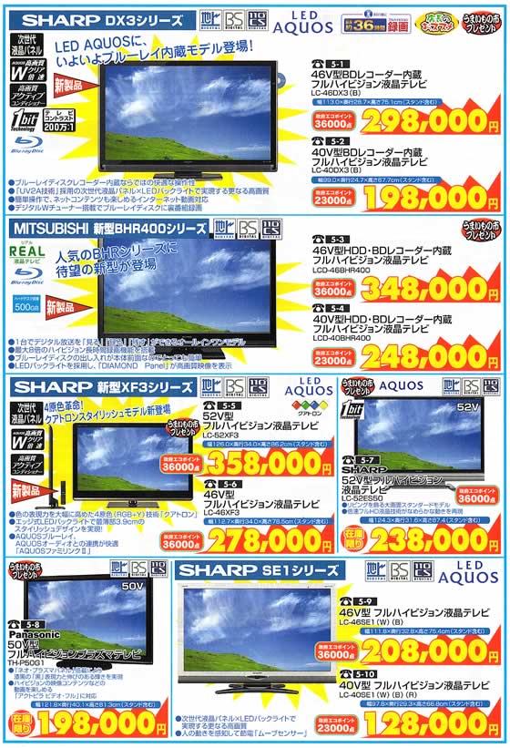 アトム電器チェーン特選カタログ ビッグチャンス映像フェア02