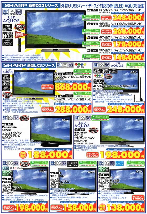 アトム電器チェーン特選カタログ 話題の3DTVも!イチオシデジタルAV映像フェア02