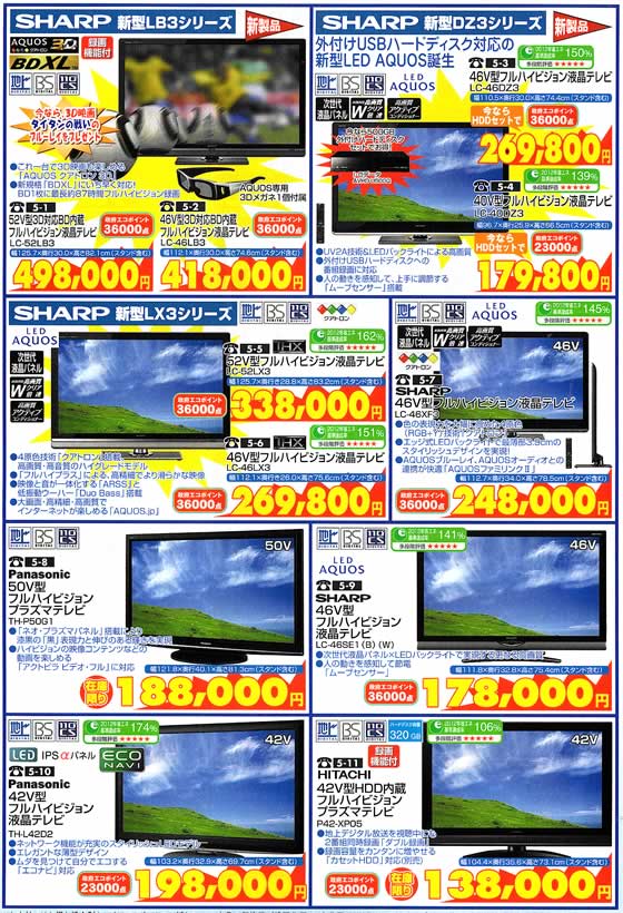 アトム電器チェーン特選カタログ デジタル映像大バーゲン02